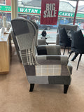 Patchwork High seat fireside chair [sale]