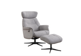 Madrid Swivel Chair With Foot Stool