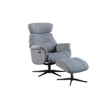 Madrid Swivel Chair With Foot Stool