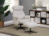 Madrid Swivel Chair With Foot Stool