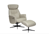 Madrid Swivel Chair With Foot Stool