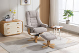 Palermo Swivel Chair with Stool [Sale]