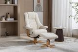 Palermo Swivel Chair with Stool [Sale]