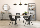 Curve - 2000 Fixed Dining table and 6 chairs.