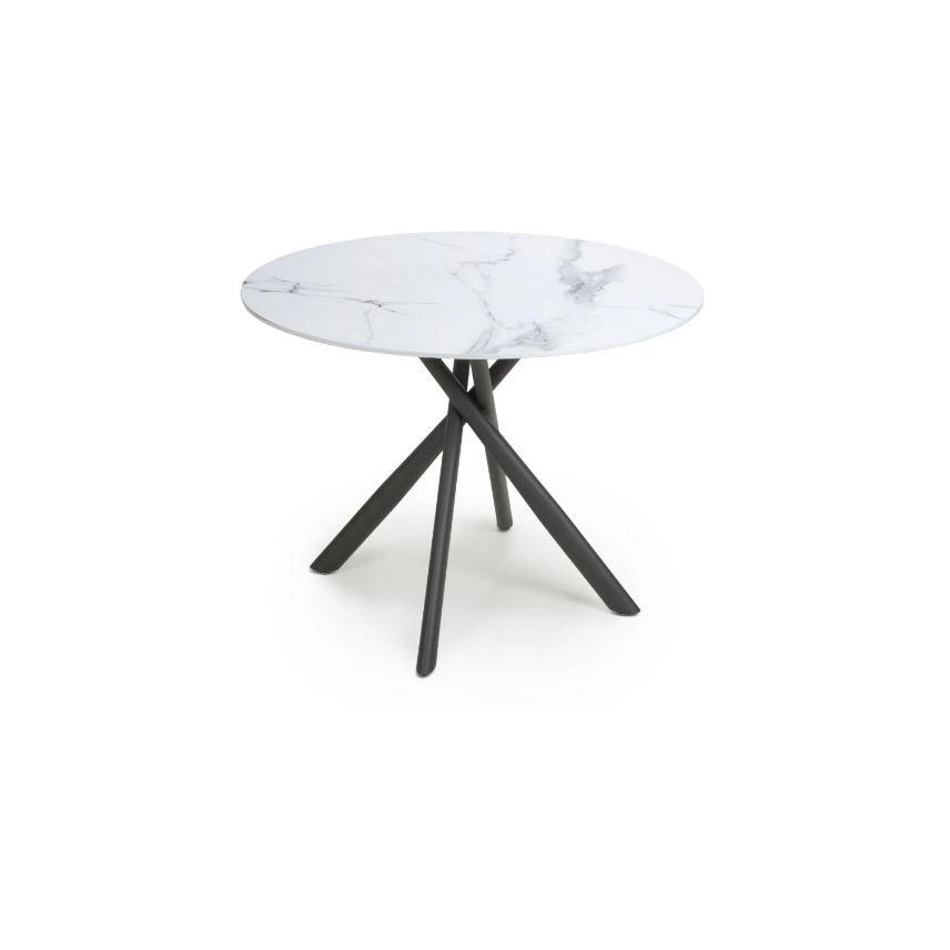 Atlanta Round sintered stone Kitchen Dining Table Lovicks